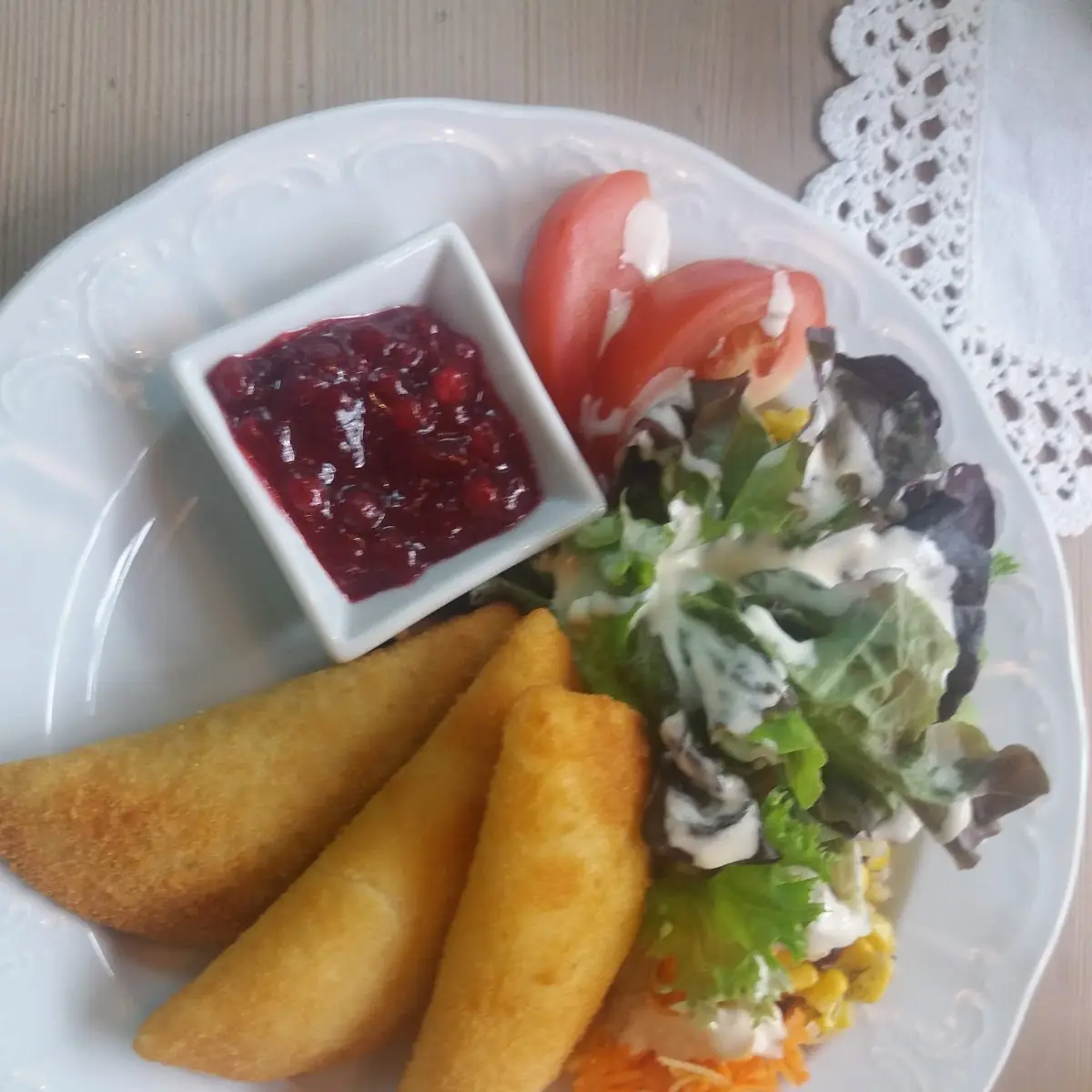 Kartoffeltaschen Mit Salat
