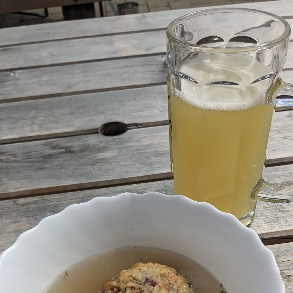 Speckknödelsuppe