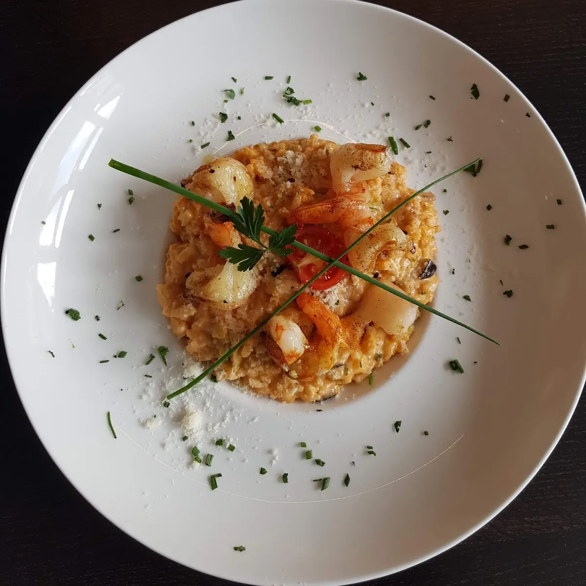 Risotto & Garnelen