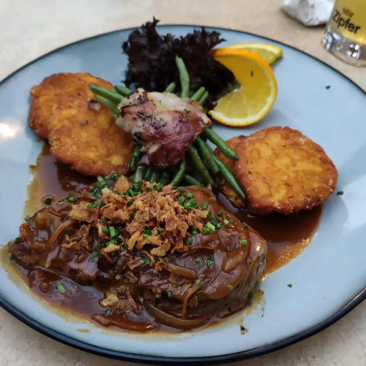 Zwiebelrostbraten