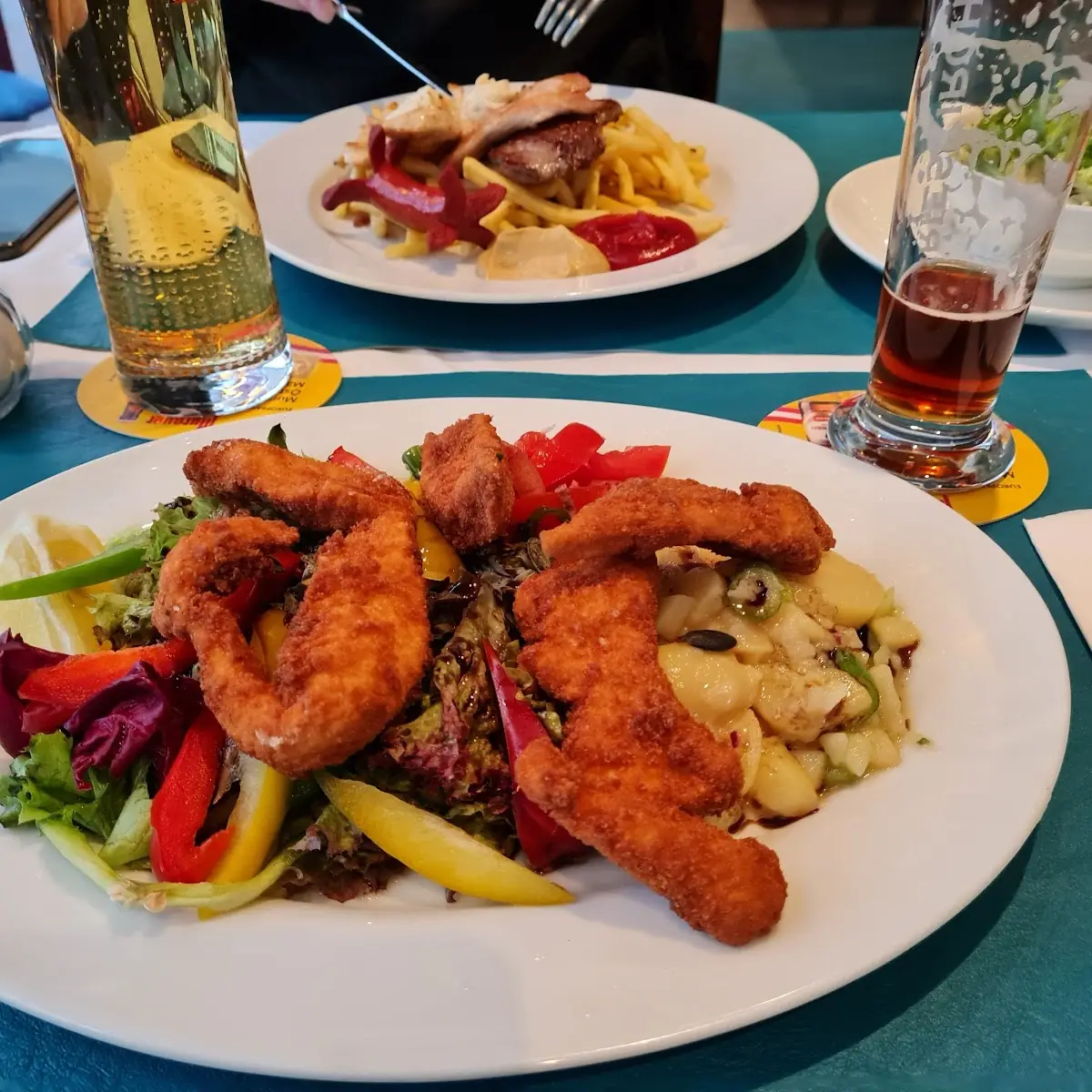 Backhendlsalat