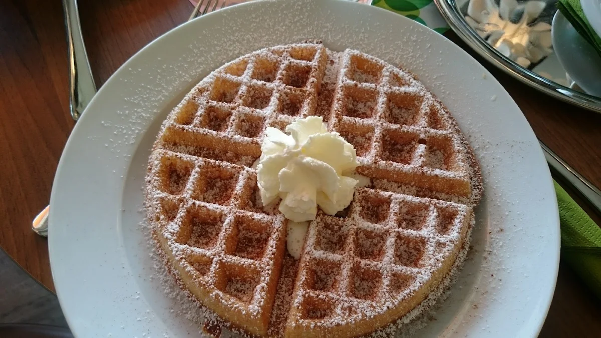 Waffel Mit Zimt Und Zucker