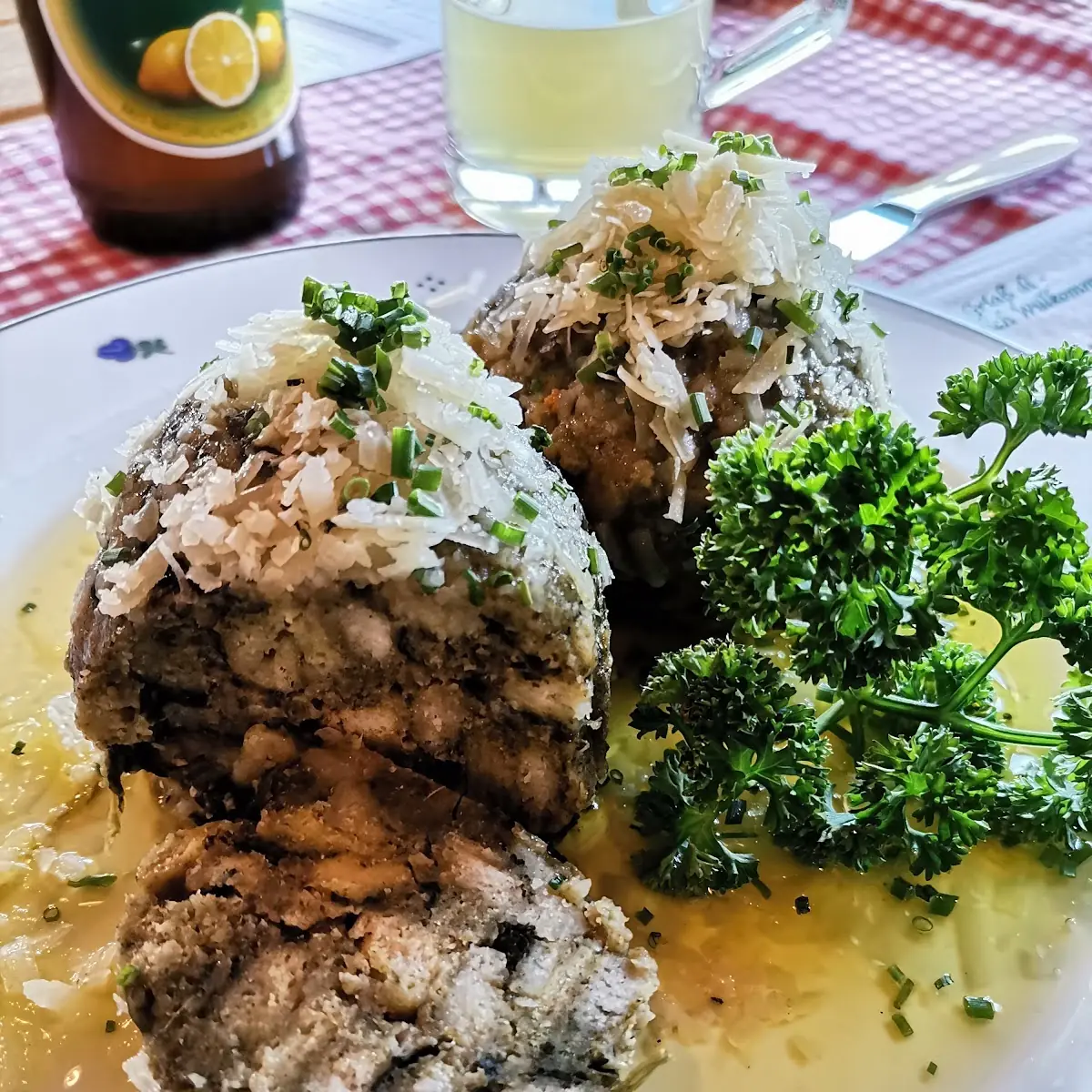 Spinatknödel Mit Parmesan