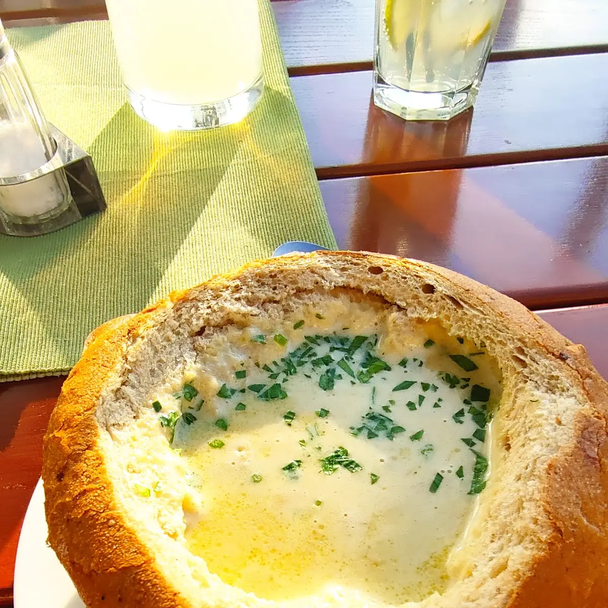Knoblauchcremesuppe