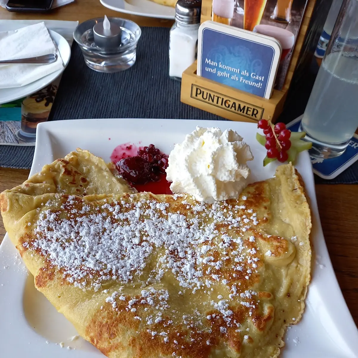 Topfenpalatschinke