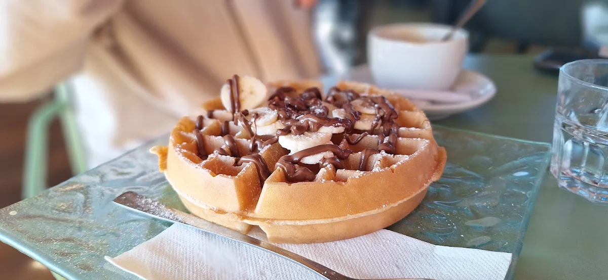 Bananen Nutella Waffel