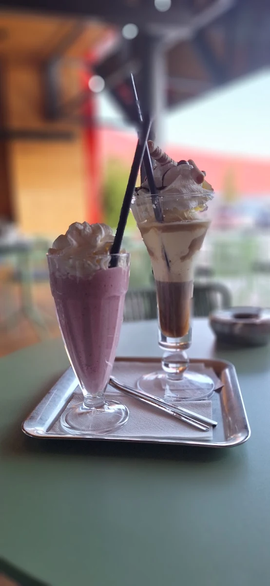 Himbeer Frappe