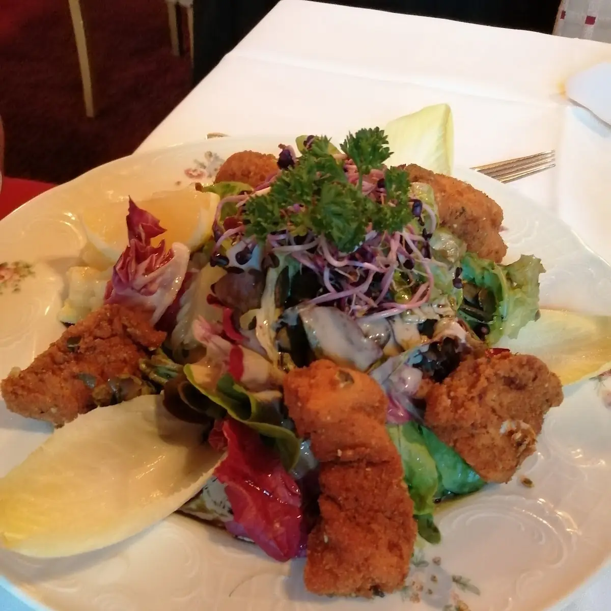 Backhendlsalat