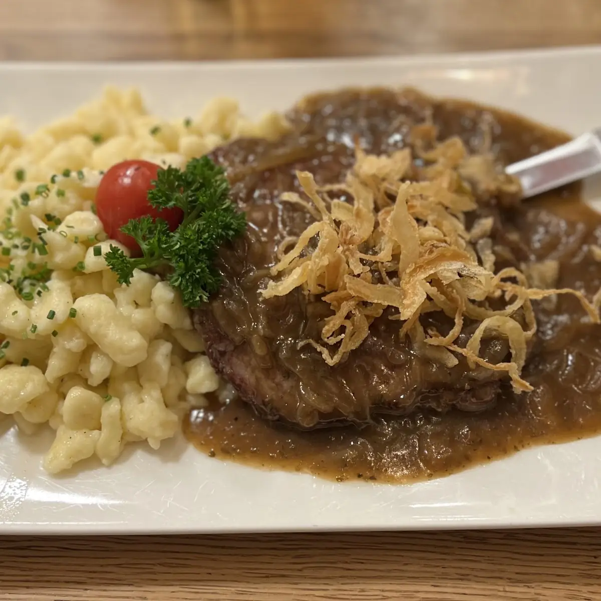 Zwiebelrostbraten