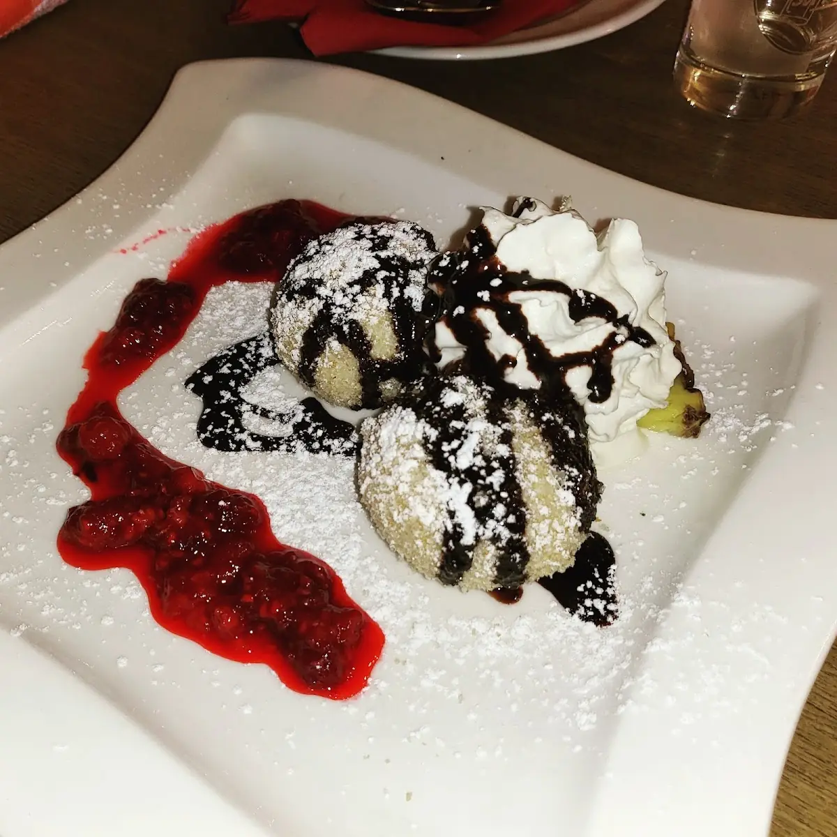 Nugattopfenknödel