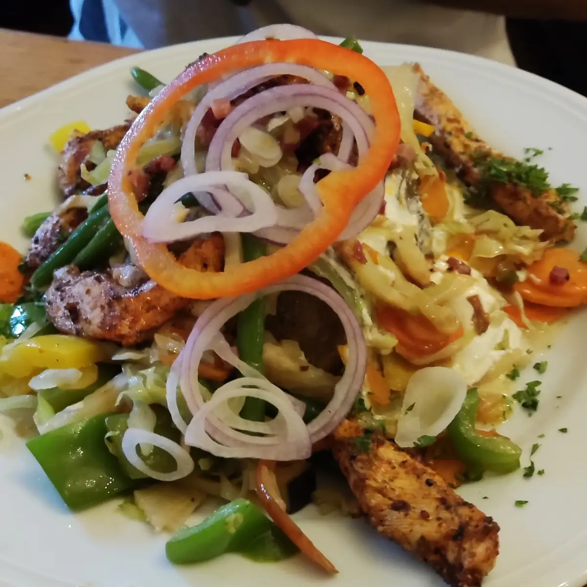 Salat Mit Hühnerfleisch