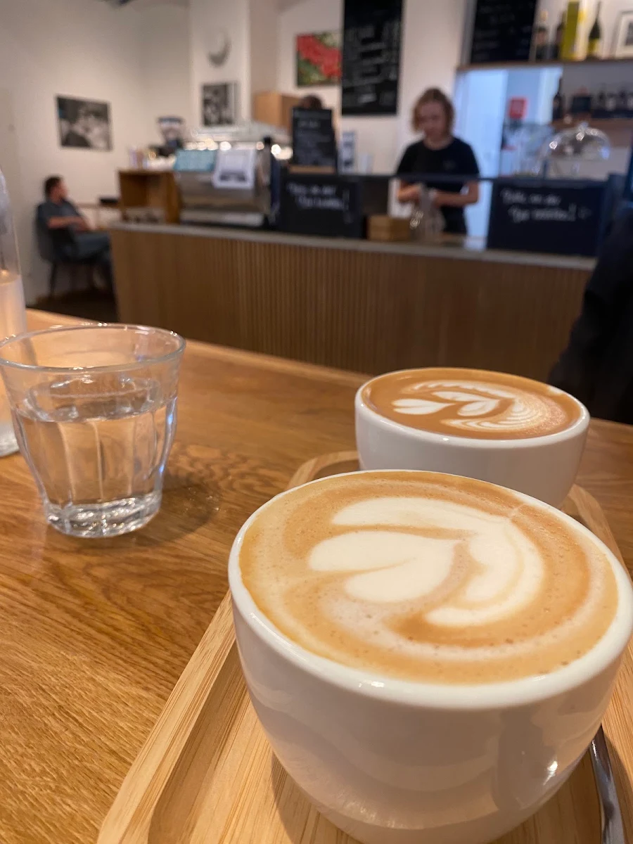 Cappuccino Mit Kunst
