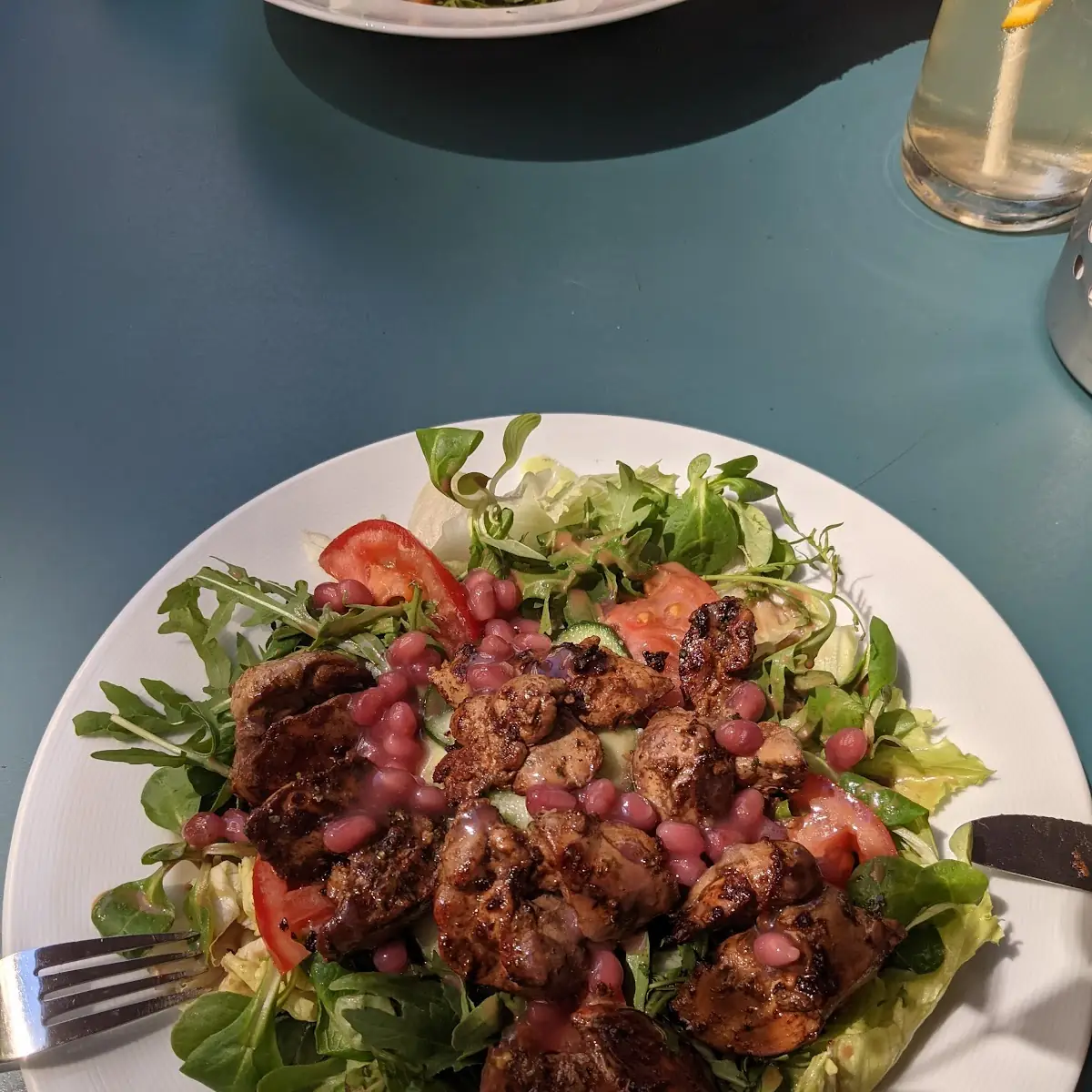 Salat Mit Hühnerleber