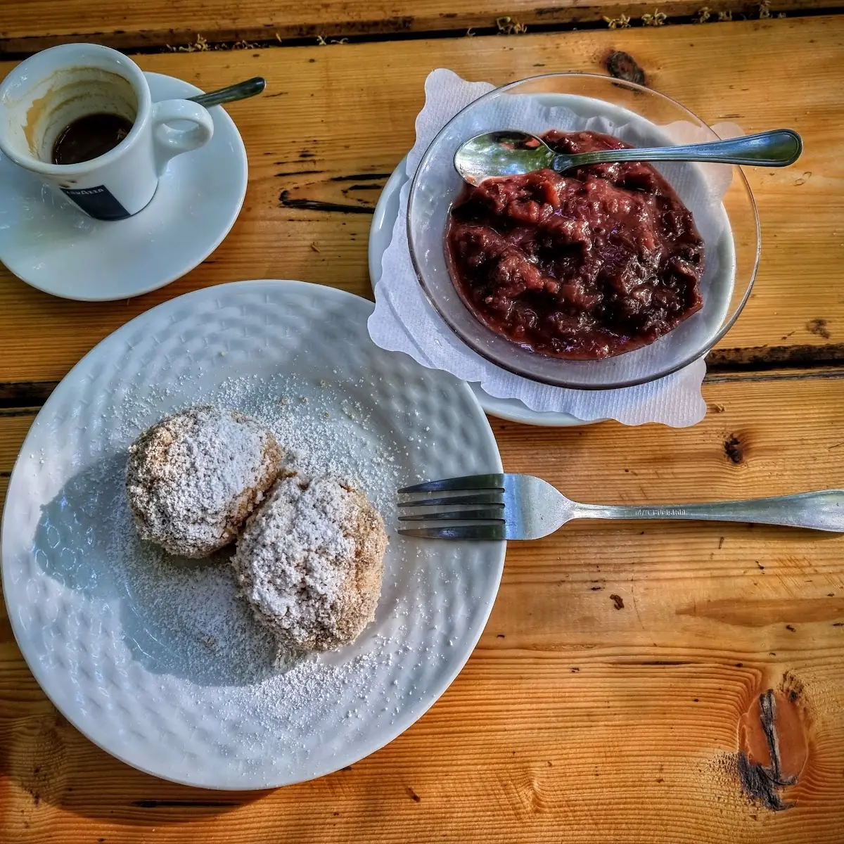 Topfenknöder Mit Zwetschgenröster