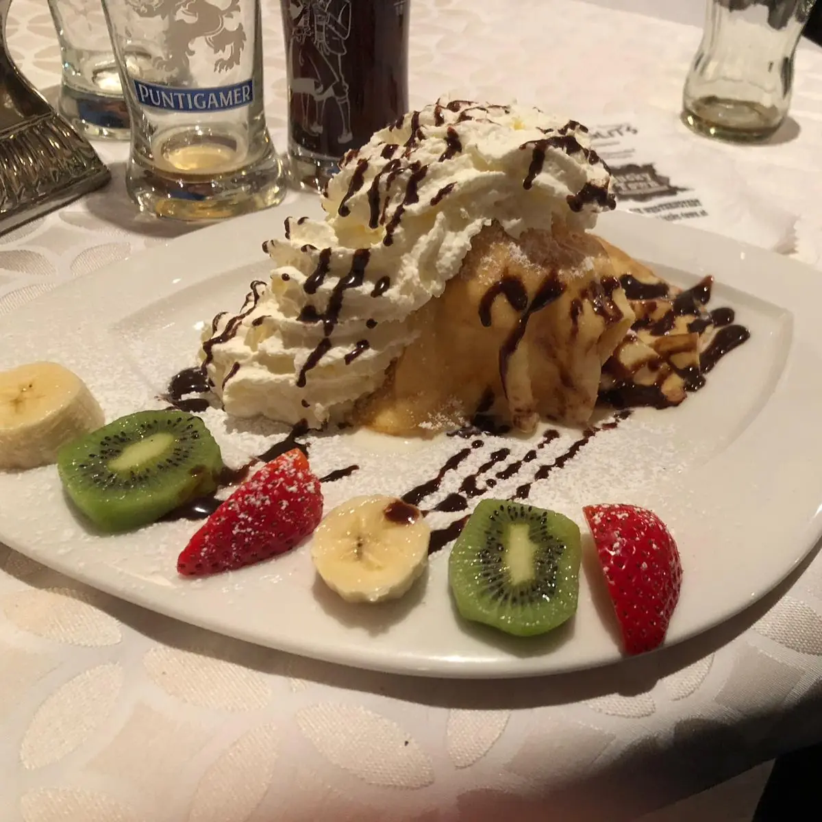 Eis Früchte Palstschinke