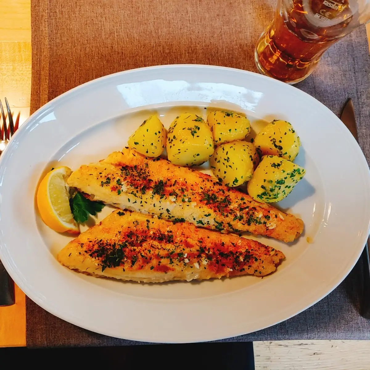 Zanderfilet Mit Petersilienkartoffeln
