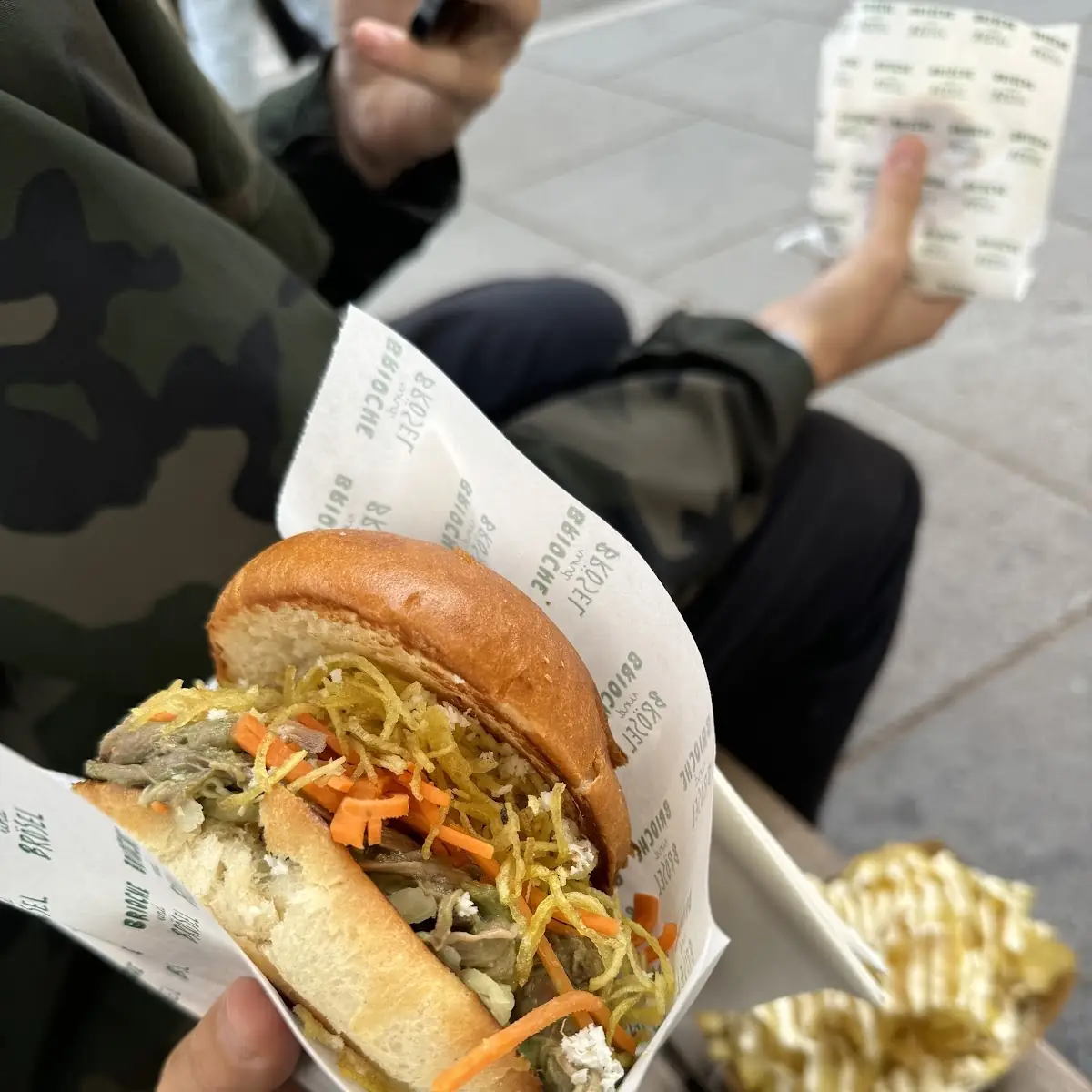 Tafelspitz Burger, Brioche und Brösel