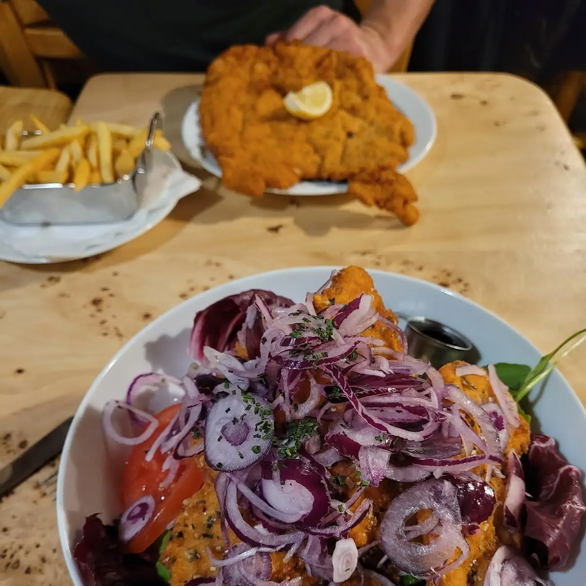 Backhendlsalat