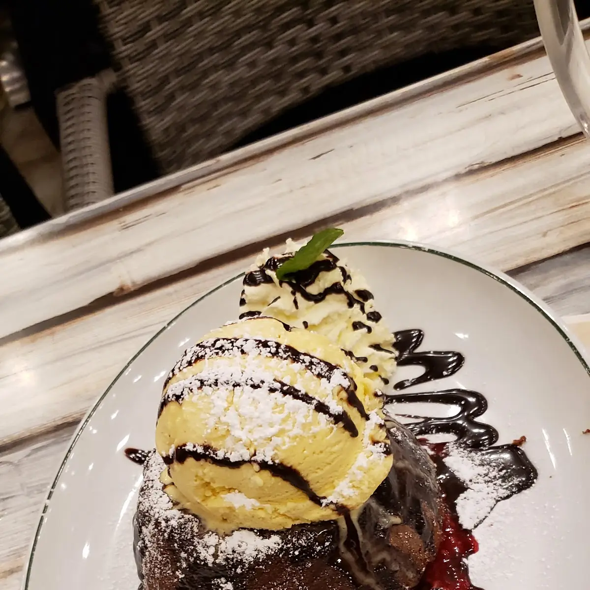 Homemade Warm Chocolate Cake