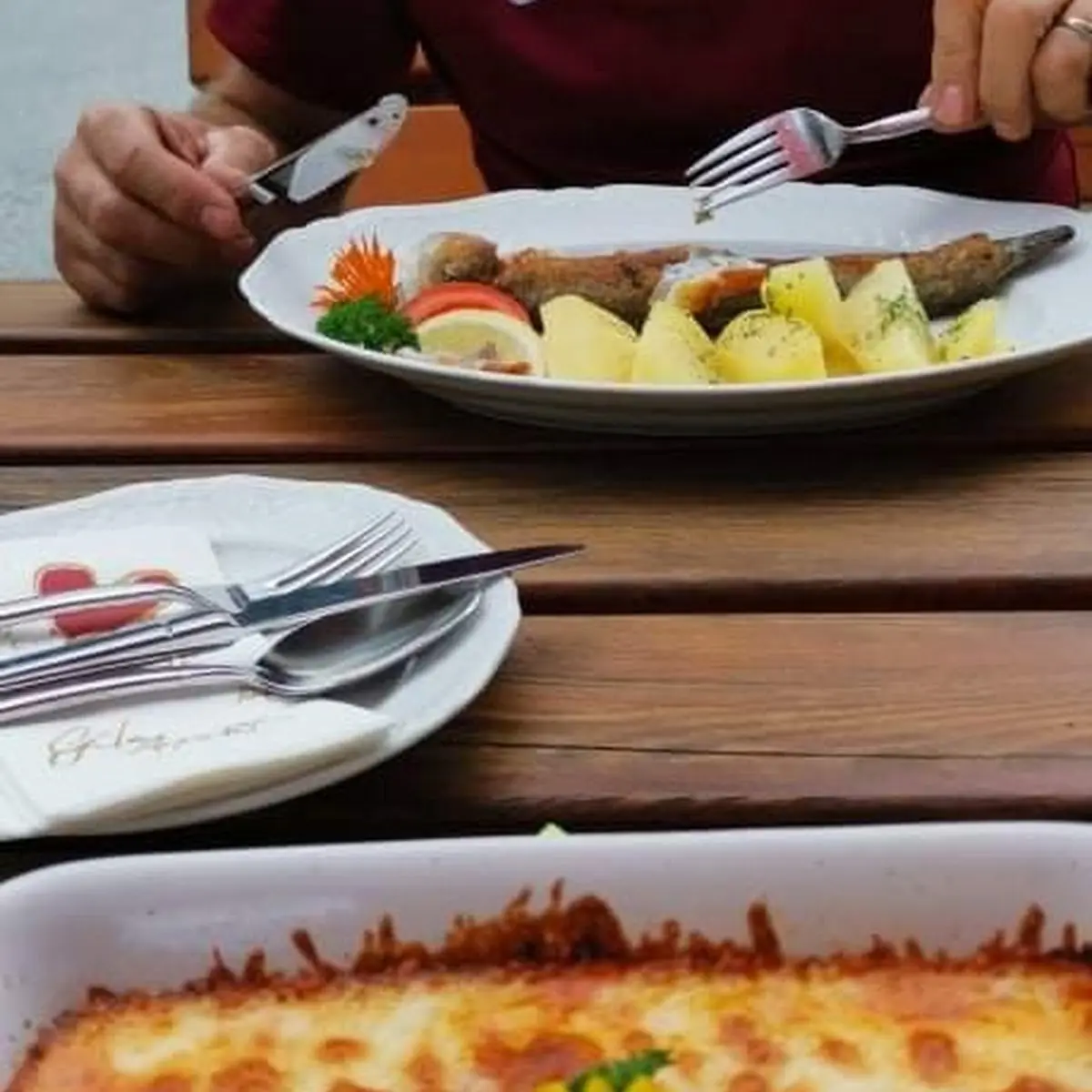 Cannelloni Met Broccoli Tomatensaus Het Andere Gerecht Was De Bergforel