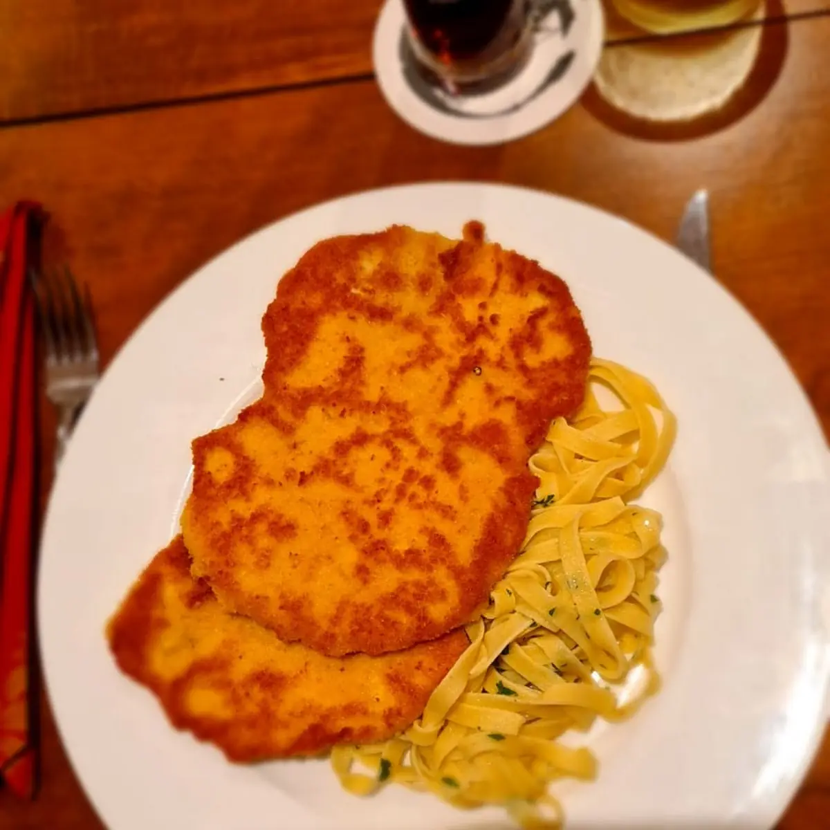Cotoletta E Insalata Di Patate