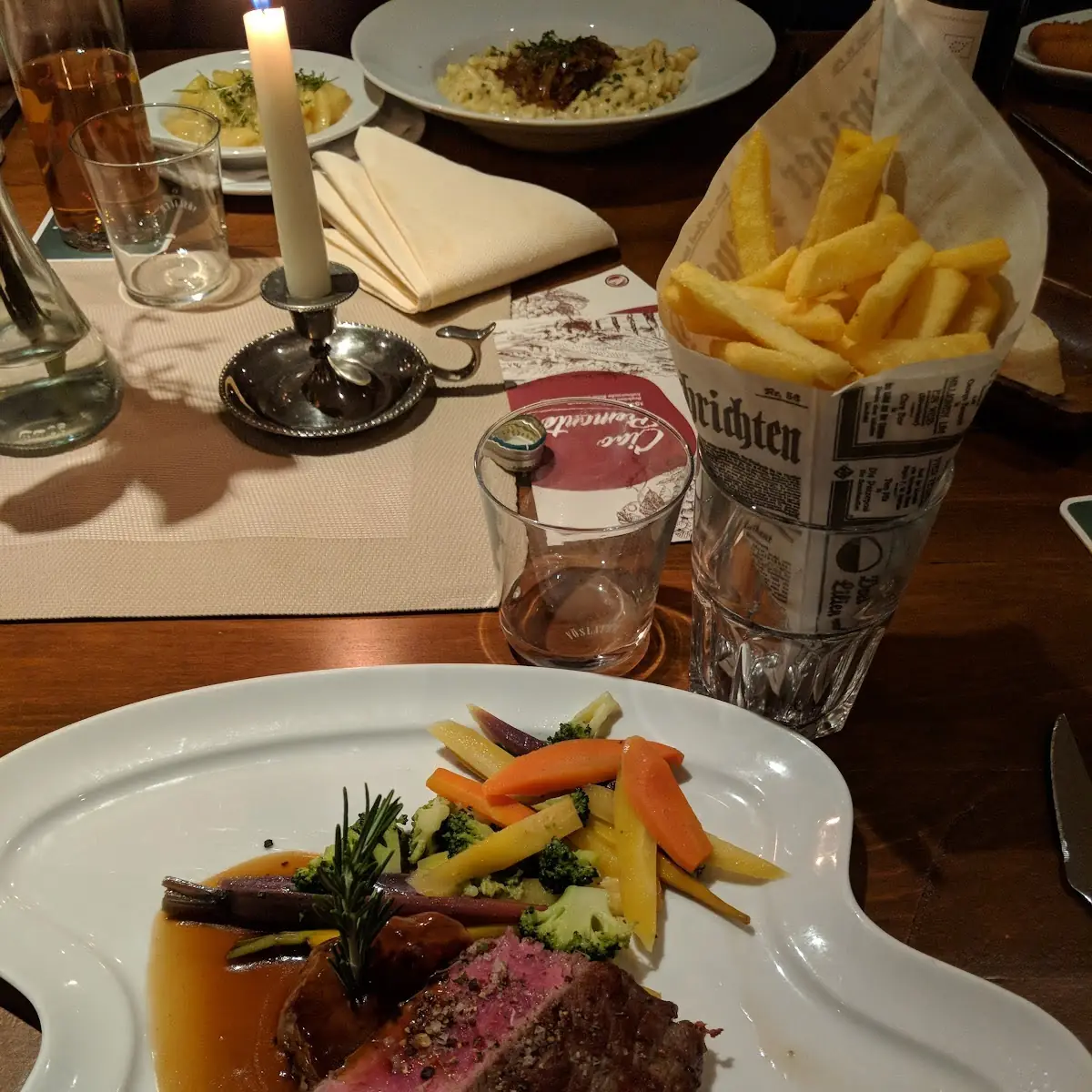 Zart Gebratenes Entrecote Vom Gisinger Rind