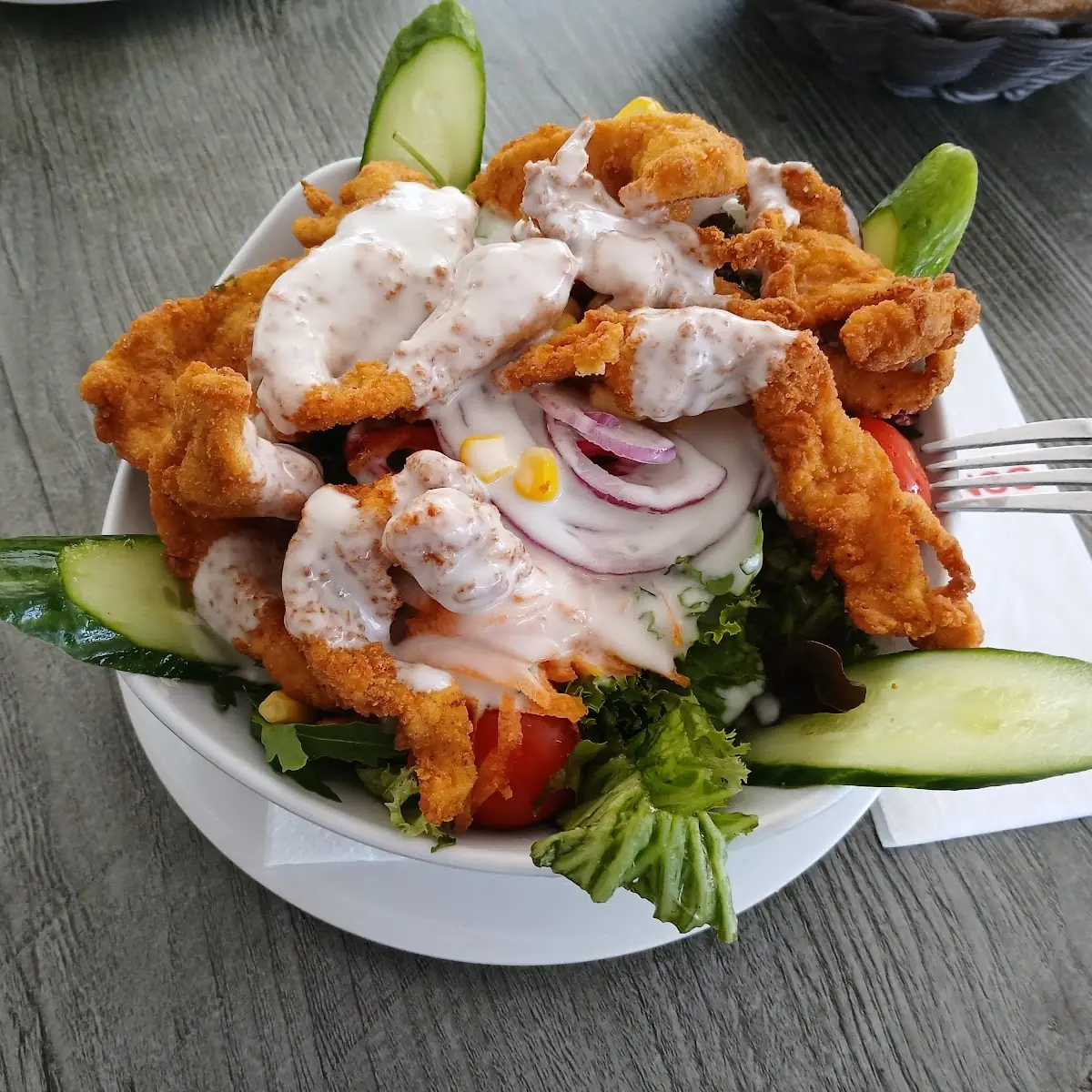 Backhendlsalat