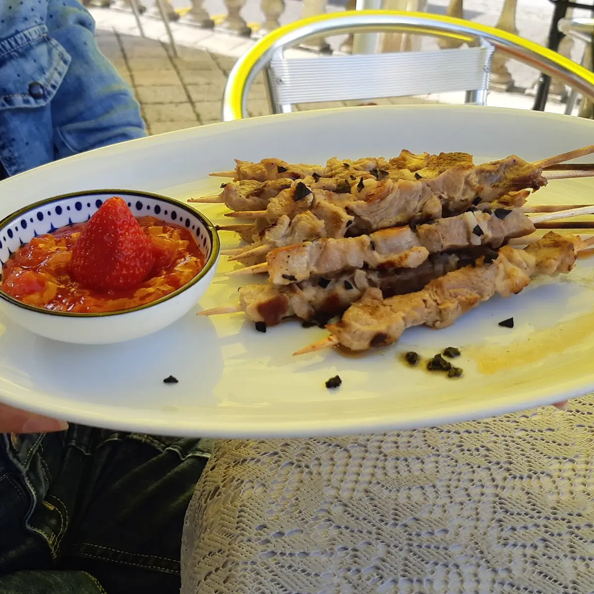 Putenspieße Mit Einzigartigen Dip
