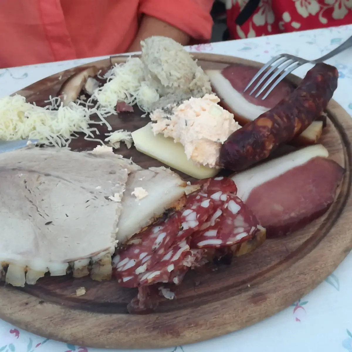 Brettljause Hälfte Schon Gegessen