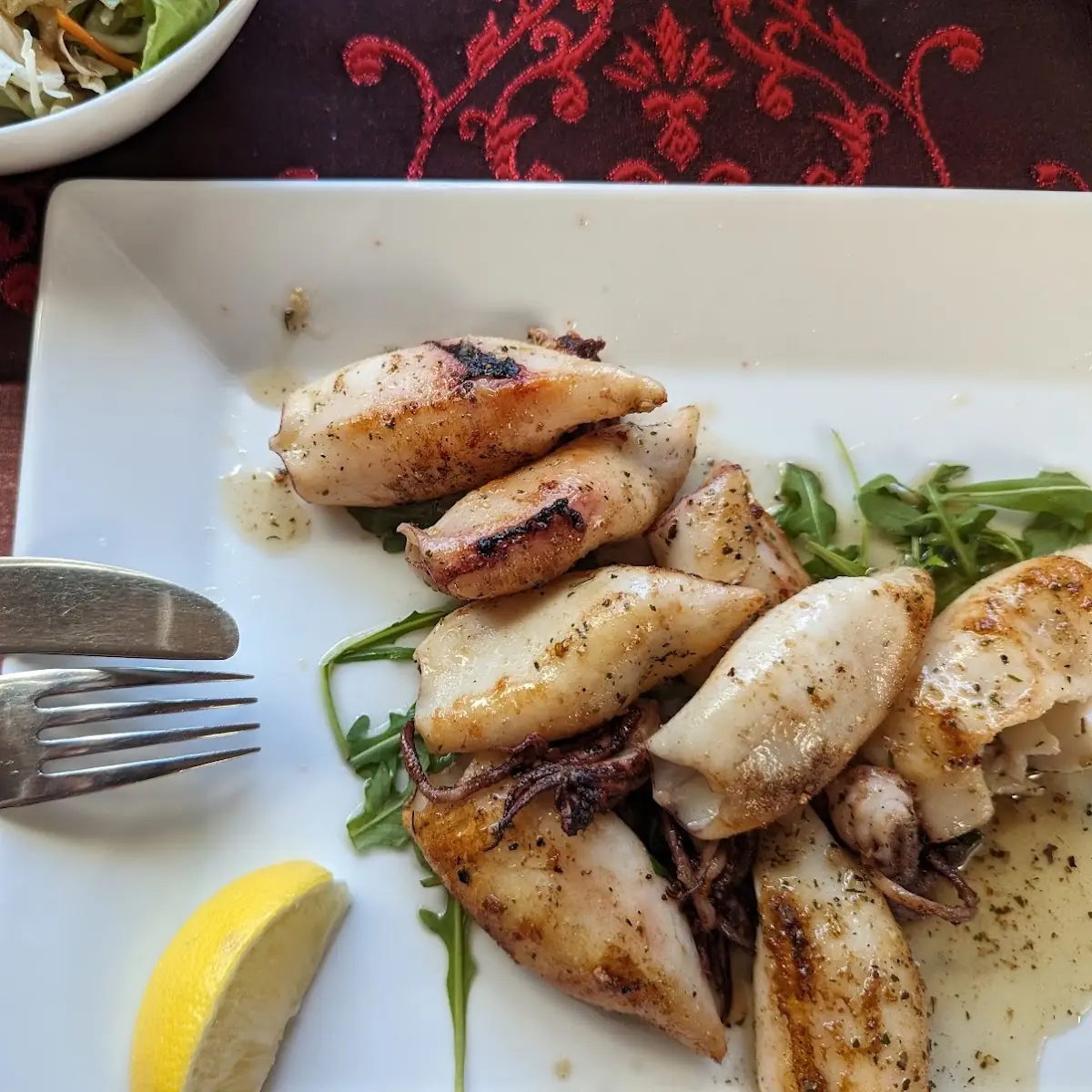 Calamari Gegrillt