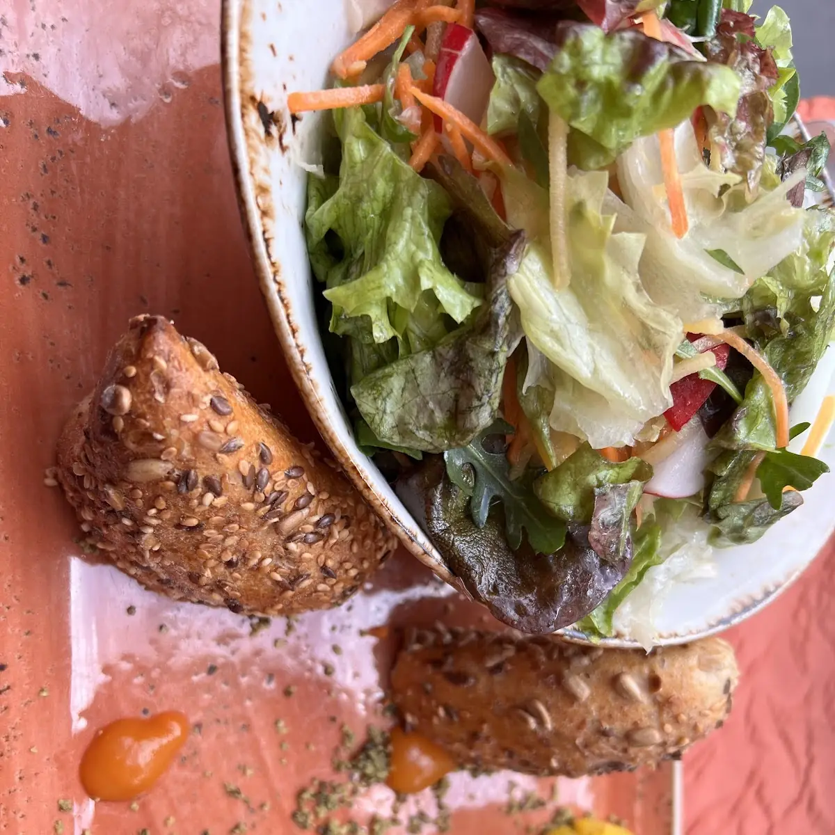 Salada Com Queijo de Cabra