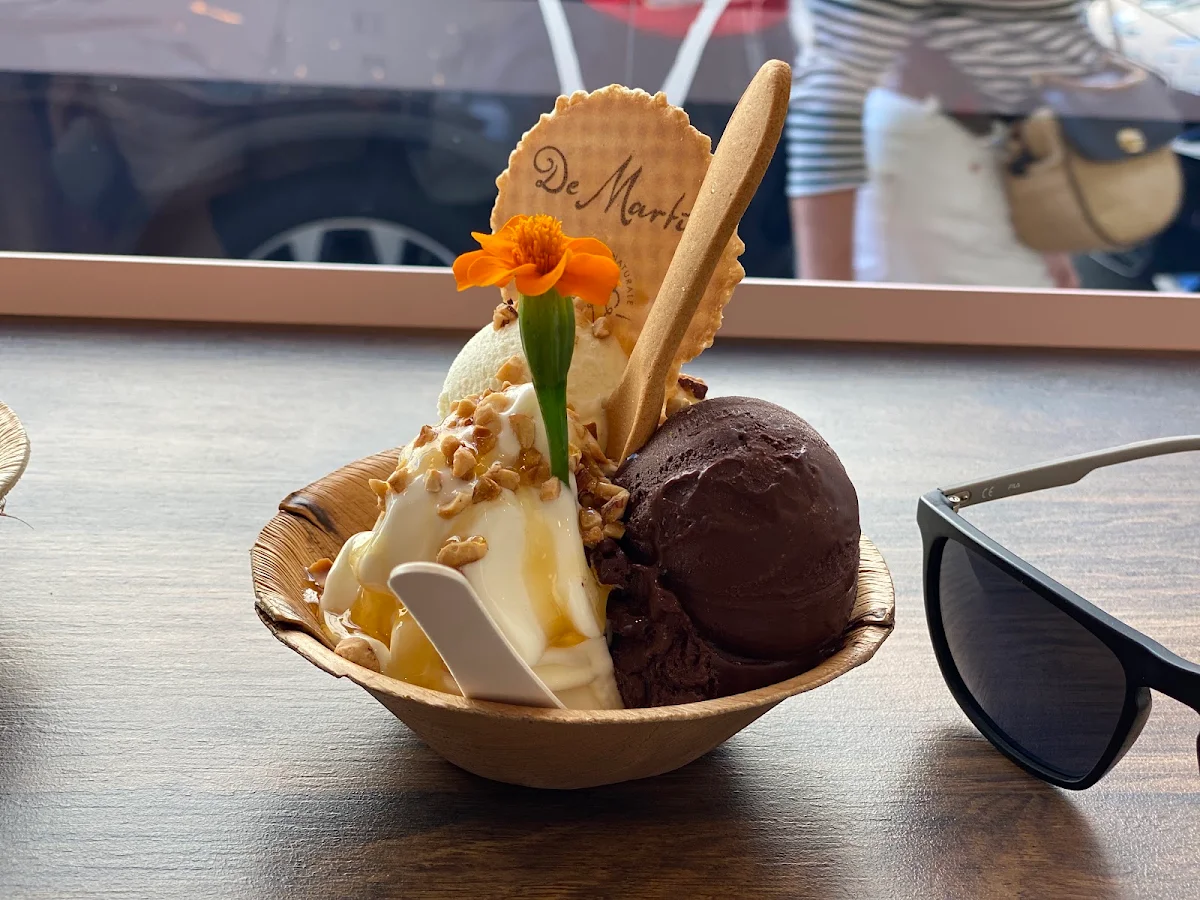 Frozen Joghurt Mit Schokoladen Eis