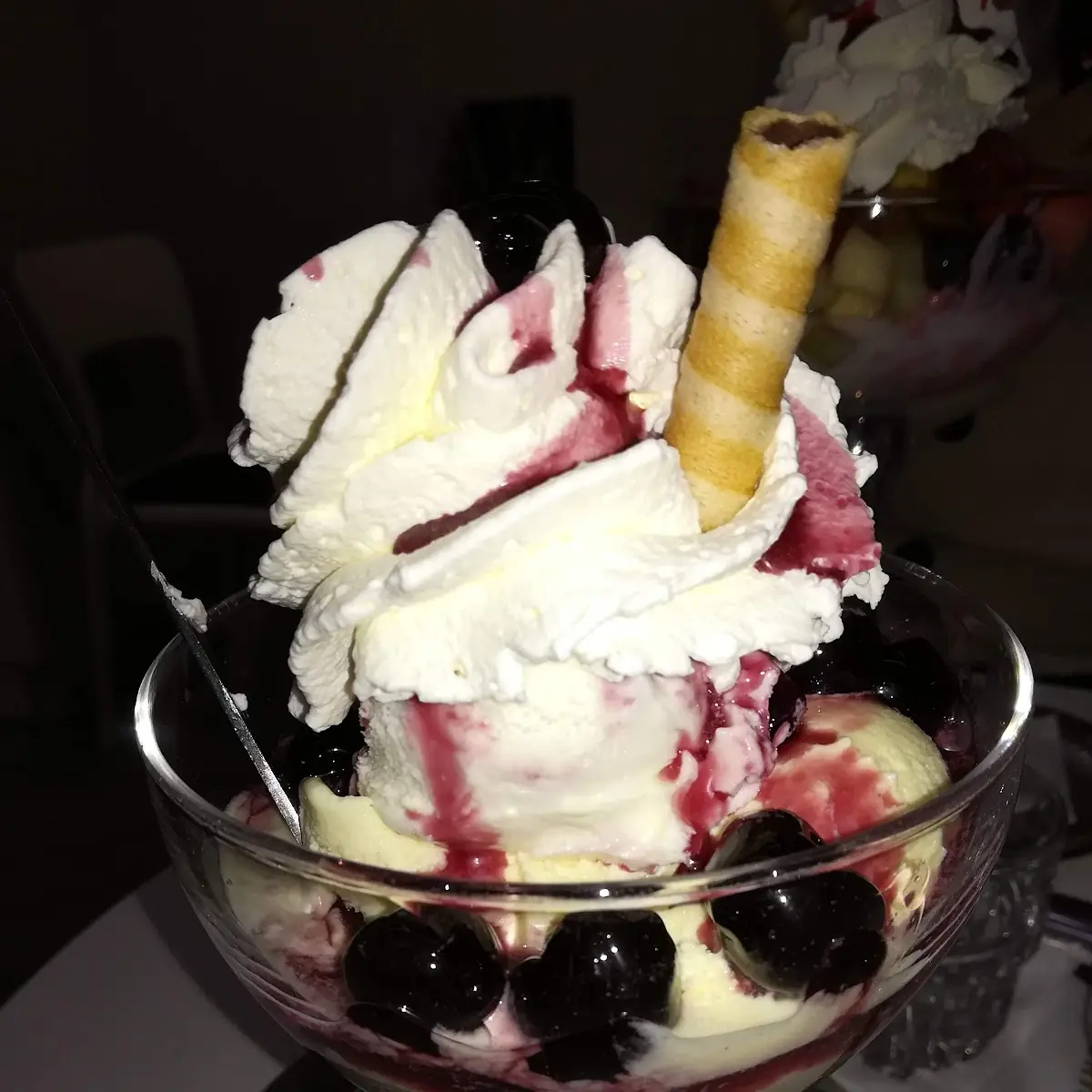 Eis Mit Obst