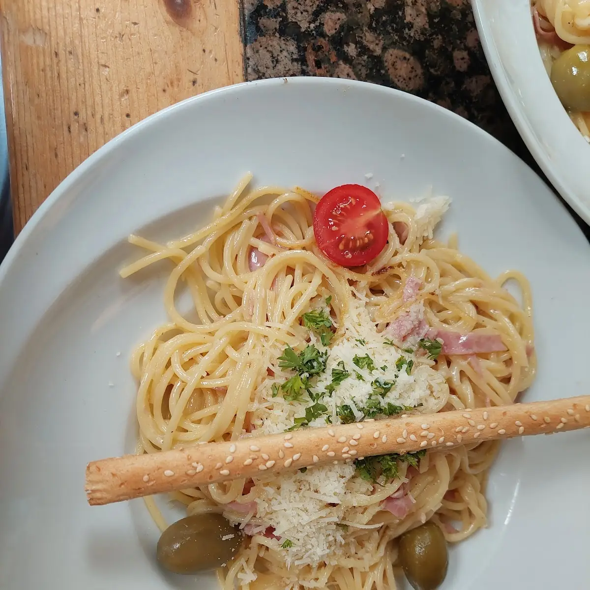 Spaggeti A la Carbonara