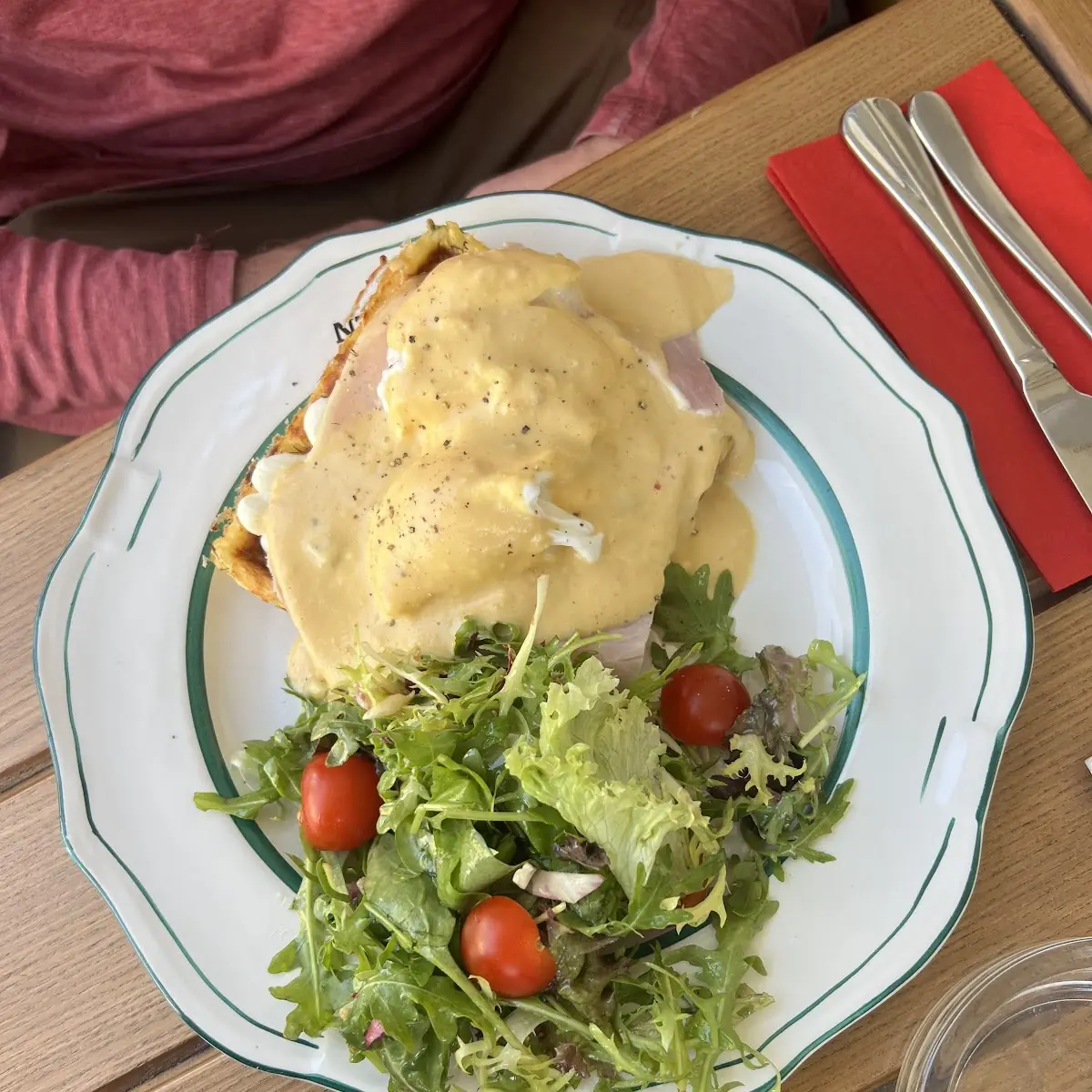 Waffel Benedict