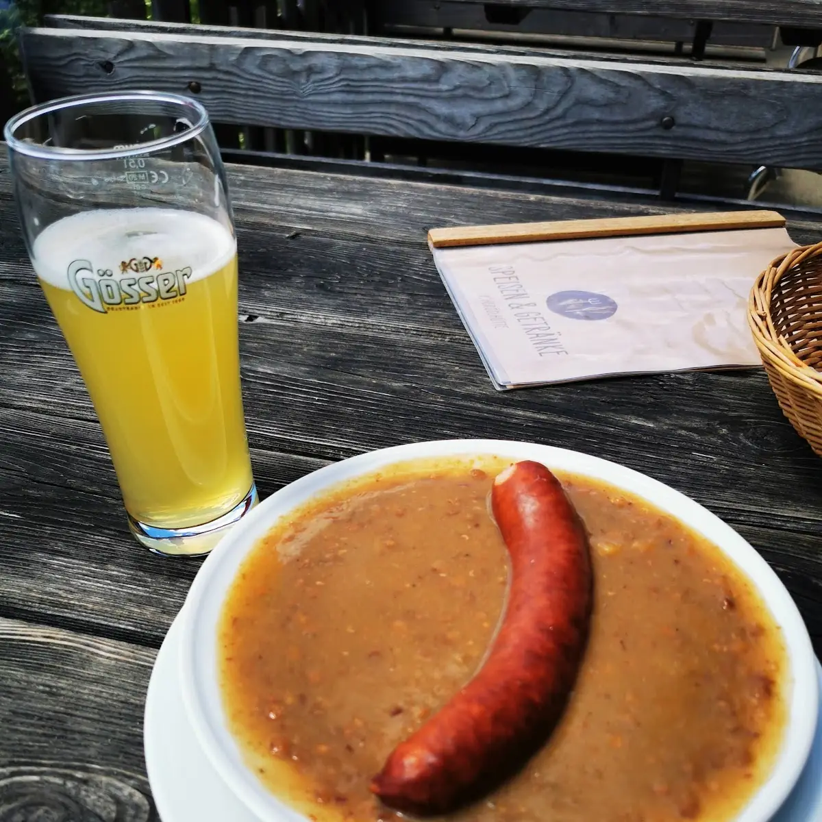 Linsensuppe Mit Hauswurst