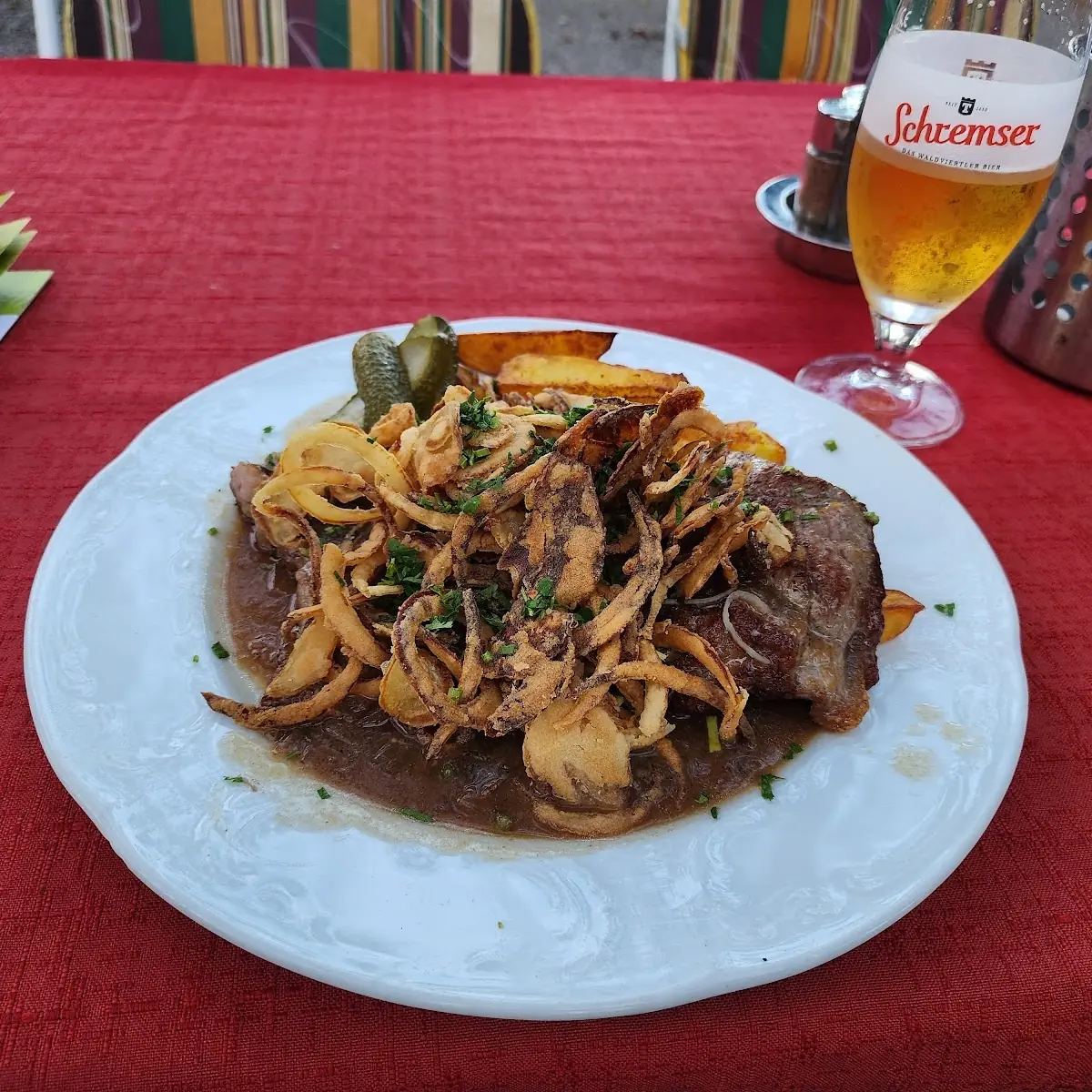 Zwiebelrostbraten