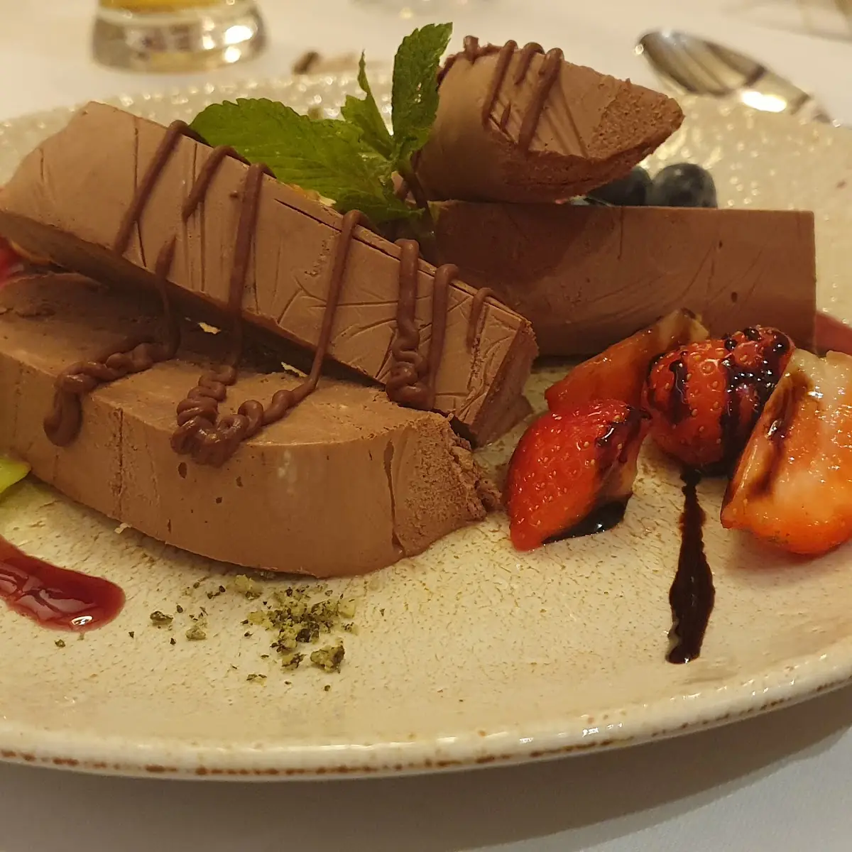 Zartbitterschokolade Parfait