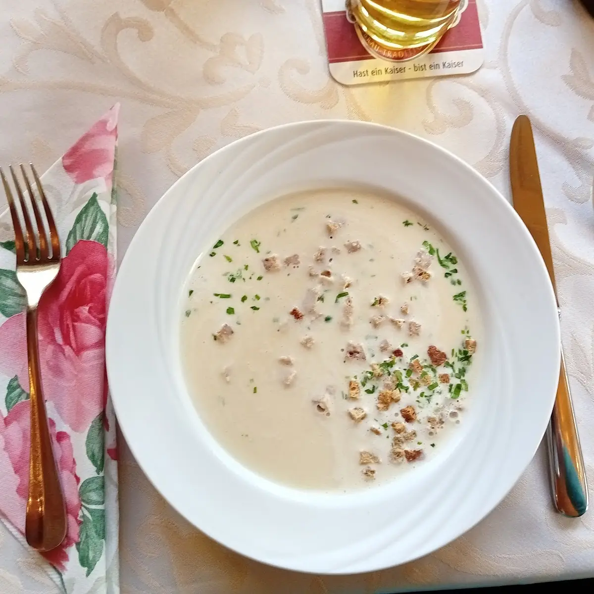 Knoblauchcremesuppe