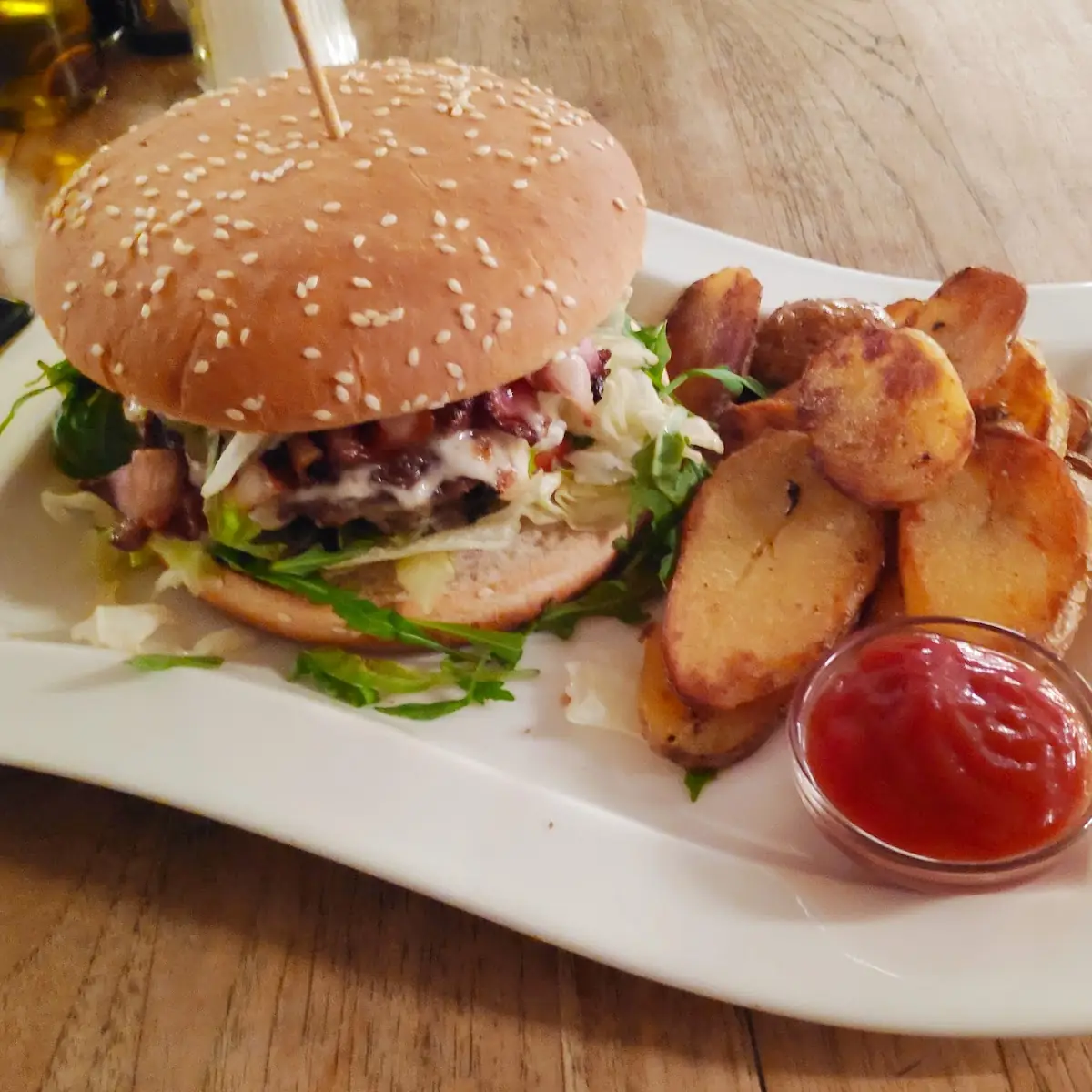 Burger Con Patate