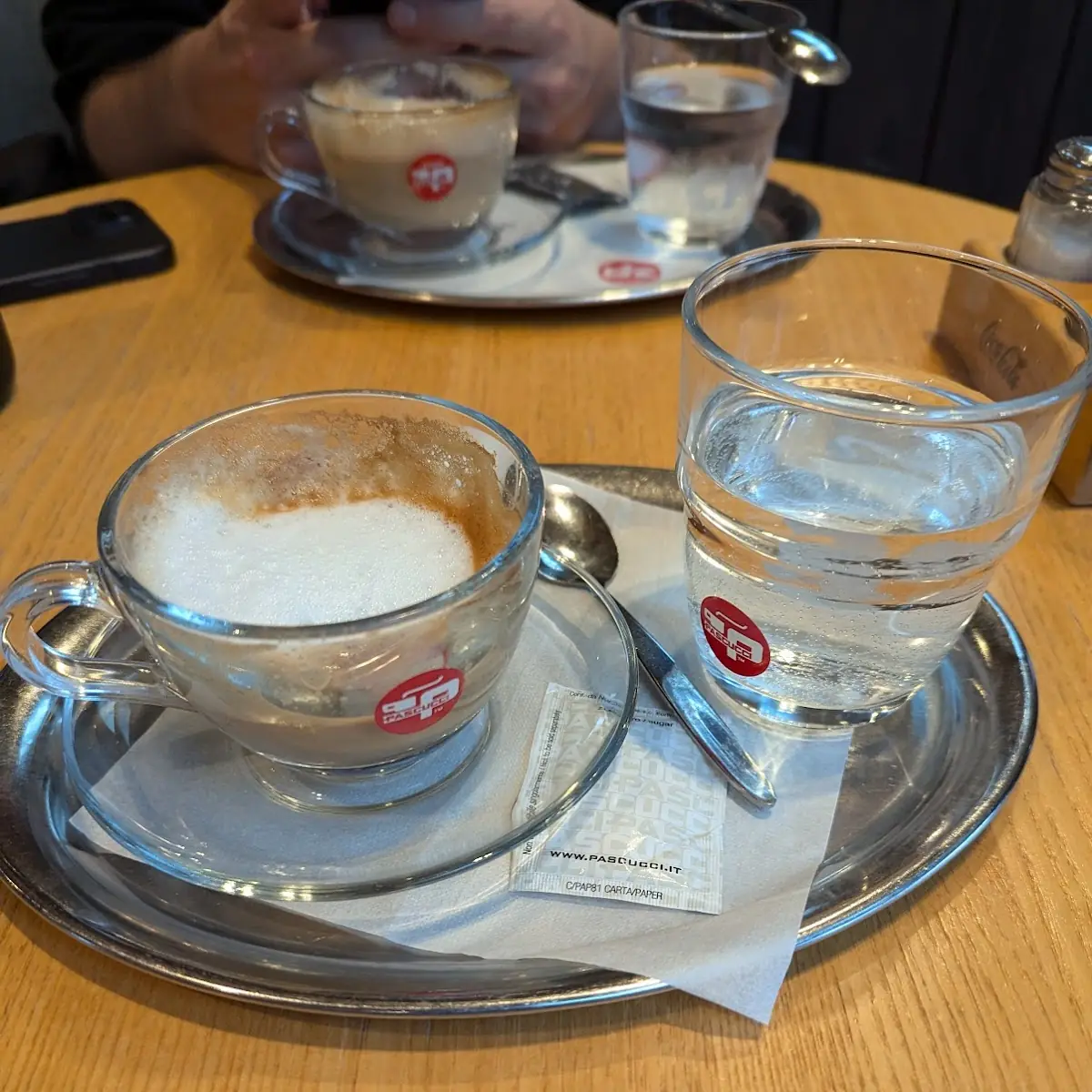 Italienischer Cappuccino Mit Milchschaum