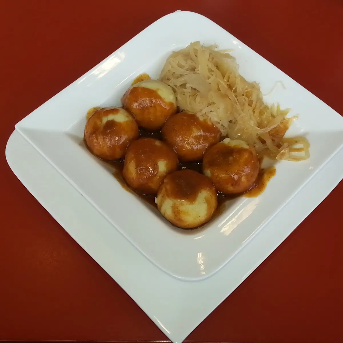 Haschee- Und Grammelknödel