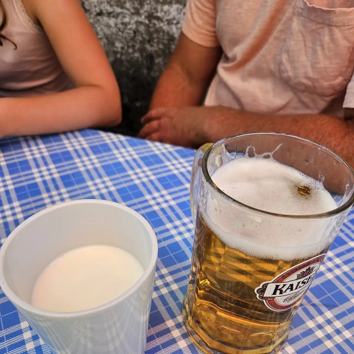 Vanillemilch Und Helles Bier