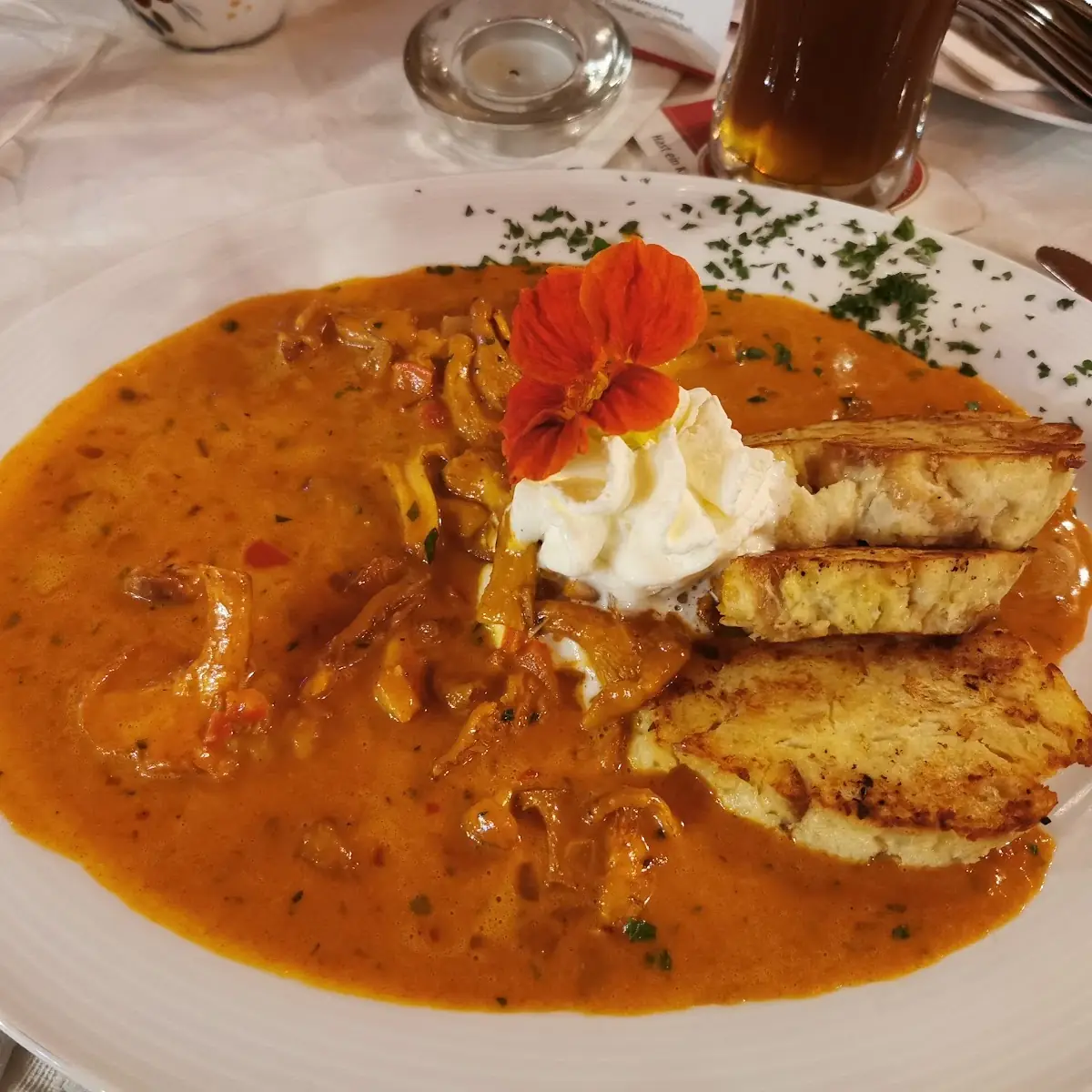 Schwammerlgulasch