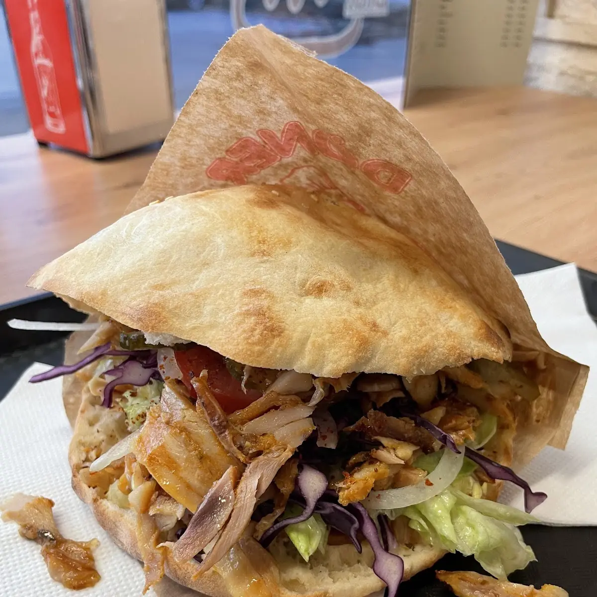 Home Made Pita Chicken Kebab