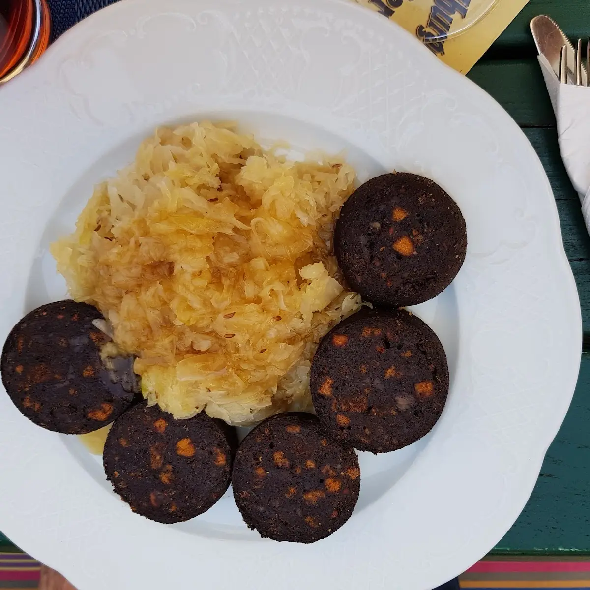 Geröstete Blutwurst