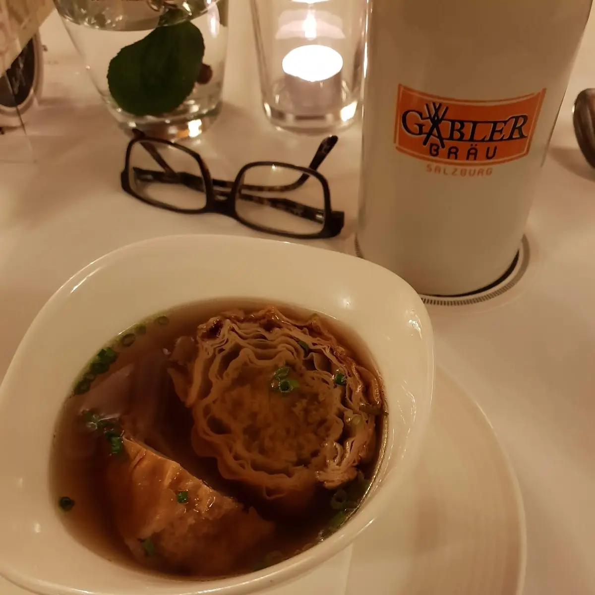 Fleischstrudelsuppe
