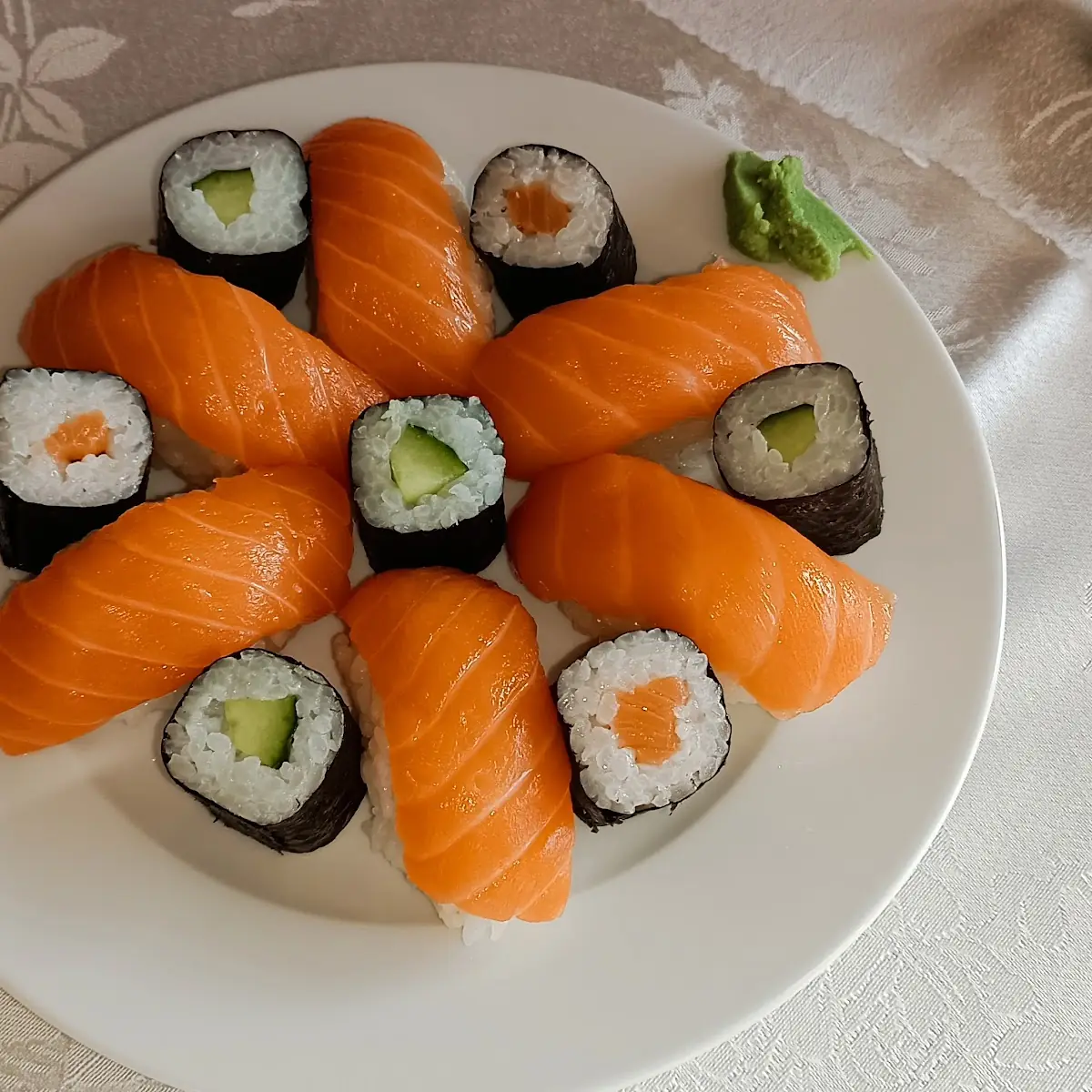 Sushi Teller Selbst Gemacht Vom Buffet