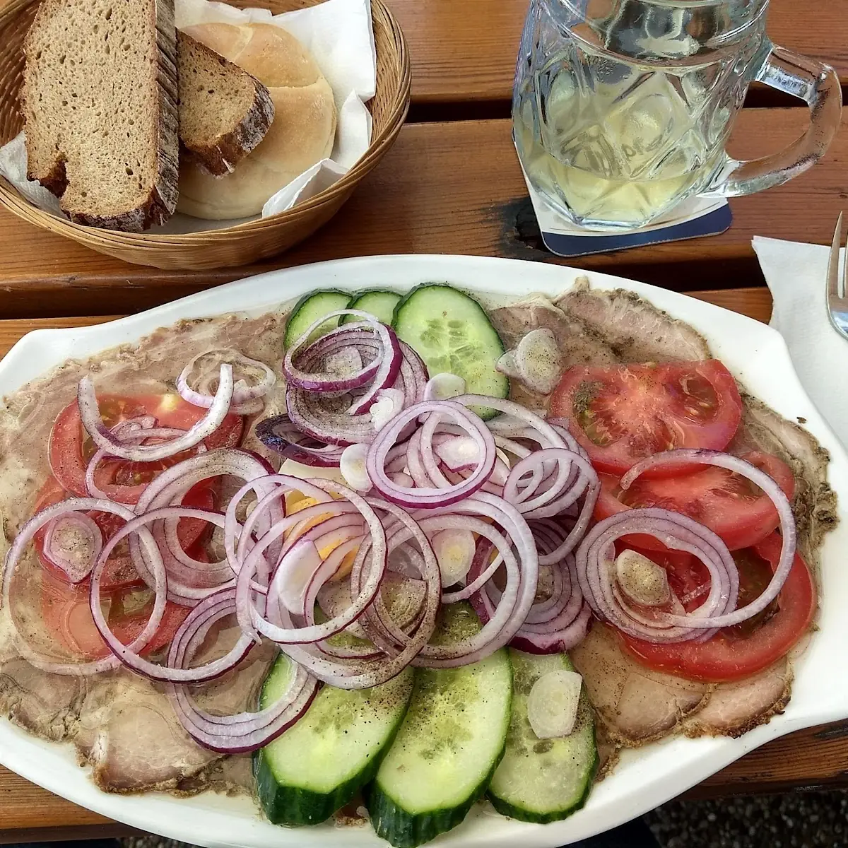 Schweinefleisch In Essig Und Öl