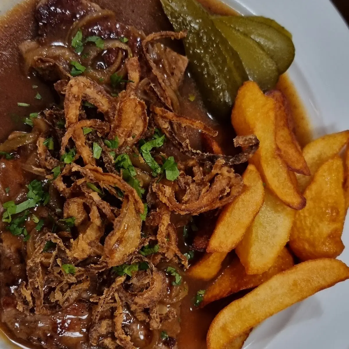 Gebackene Steinpilze & Fleisch Mit Hokaido Kürbis